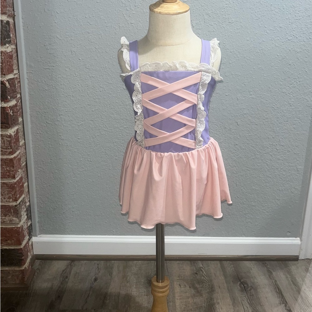 Pre-owned Only Little Once Rapunzel One Piece Swimsuit